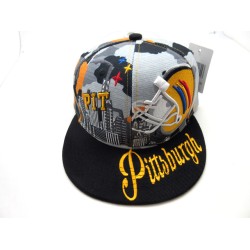 2202-01 CITY DOWN TOWN SNAP BACK PITTSBURGH CAMO/BLK
