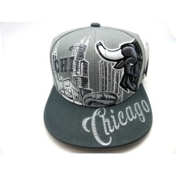 2202-01 CITY DOWN TOWN SNAP BACK CHICAGO GRY/GHR