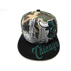 2202-01 CITY DOWN TOWN SNAP BACK CHICAGO CAM/BLK