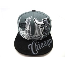2202-01 CITY DOWN TOWN SNAP BACK CHICAGO CHR/BLK