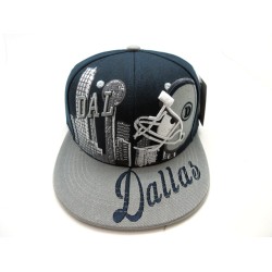 2202-01 CITY DOWN TOWN SNAP BACK DALLAS NAV/GRY