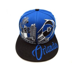 2202-01 CITY DOWN TOWN SNAP BACK ORLANDO ROY/BLK