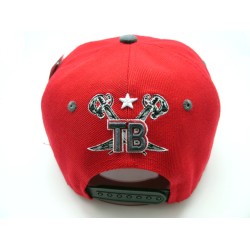 2202-01 CITY DOWN TOWN SNAP BACK TAMPA RED/CHR