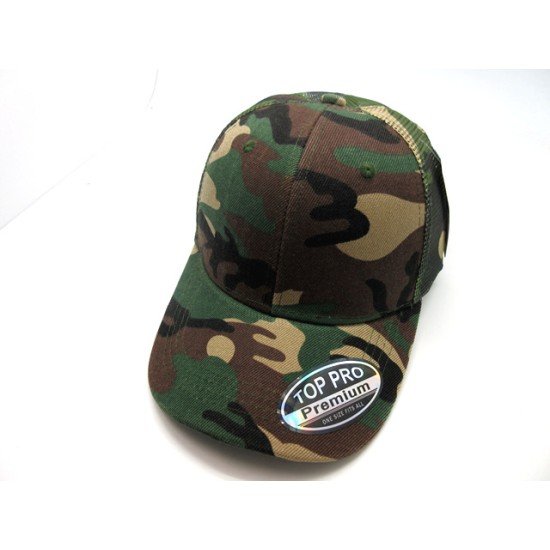 2205-14 CURVED MESH PLAIN SNAP BACK G.CAMO