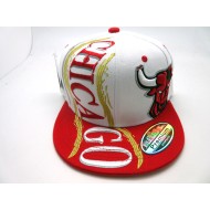 2205-09 HURRICANE CITY NAME SNAP BACK CHICAGO WHT/RED