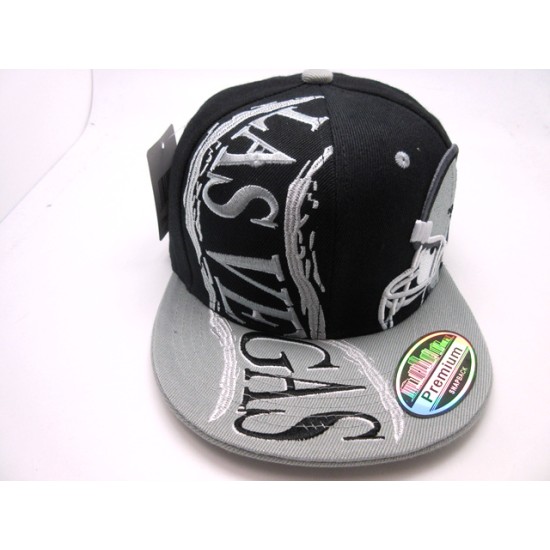 2205-09 HURRICANE CITY NAME SNAP BACK LAS VEGAS BLK/GRY