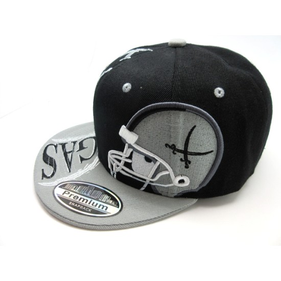 2205-09 HURRICANE CITY NAME SNAP BACK LAS VEGAS BLK/GRY