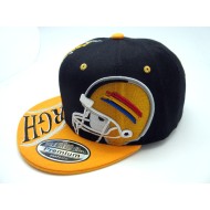 2205-09 HURRICANE CITY NAME SNAP BACK PITTSBURGH BLK/GOL