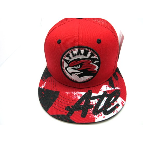 2206-23 CITY MESH SNAP BACK ATLANTA RED/BLK