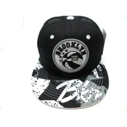 2206-23 CITY MESH SNAP BACK BROOKLYN blk/WHT