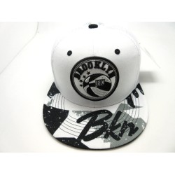 2206-23 CITY MESH SNAP BACK BROOKLYN WHT/BLK