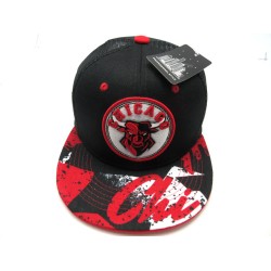 2206-23 CITY MESH SNAP BACK CHICAGO BLK/RED