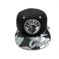 2206-23 CITY MESH SNAP BACK CHICAGO BLK/GRY