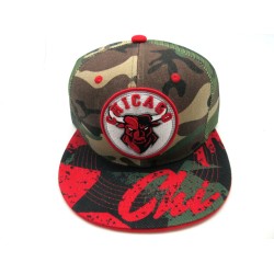 2206-23 CITY MESH SNAP BACK CHICAGO G.CAMO/RED