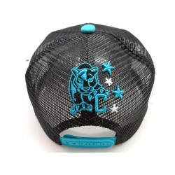 2206-23 CITY MESH SNAP BACK CAROLINA BLK/AQA