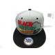 2206-10 "BK HIS MONTH" BLACK HISTORY SNAP BACK GRY/BLK