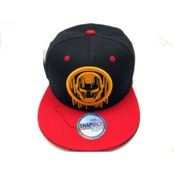 2206-16 MASK SNAP BACK BLK/RED