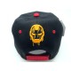 2206-16 MASK SNAP BACK BLK/RED