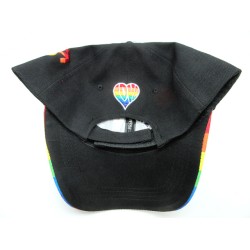 2206-28 LGBTQ "LOVE OVER" W/VELCRO BLACK