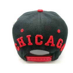 2301-19 CHICAGO 23 CITY SNAP BACK BLK/BLK/MGOLD