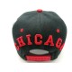 2301-19 CHICAGO 23 CITY SNAP BACK BLK/GRY