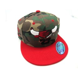 2301-19 CHICAGO 23 CITY SNAP BACK GCAMO/RED