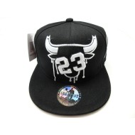 2301-37 JUNIOR LEGEND DRIP HAT BLK/WHT