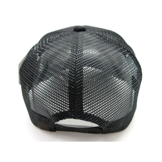 2302-17 Mesh sponge 5 panel Solid One Size Cap PURPLE