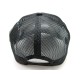 2302-17 Mesh sponge 5 panel Solid One Size Cap PURPLE