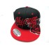 2303-19 CITY NAME SNAP BACK"DRIP"CHICAGO BLK/RED