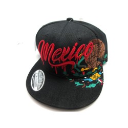 2303-19 COUNTRY "DRIP SNAP BACK" MEXICO" BLACK