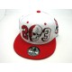 2303-04 LEGEND "SKULL 23" SNAP BACK WHT/RED