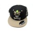 2303-23 HIP HOP SNAP BACK 'DOG W/BONE"BLK/KHA