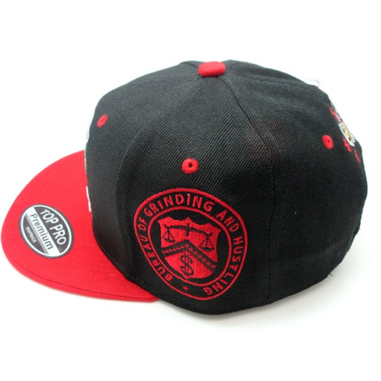 2303-07 HIP HOP SNAP BACK "CROOKS"BRO/KHA