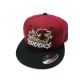 2303-07 HIP HOP SNAP BACK "CROOKS"BUR/BLK