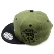 2303-06 HIP HOP SNAP BACK 'BEARW/MONEY"OLV/BLK