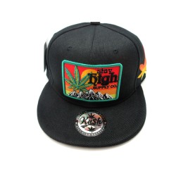2303-22 "STAY HIGH"SNAP BACK BLK/BLK 