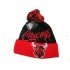 2304-02 CITY NAME KNIT"DRIP" CHICAGO BLK/RED