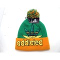2304-12 WEED KNIT"ADDICTED" HAT 