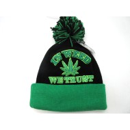 2304-05 POM LEAF "IN WEED WE TRUST"