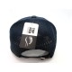 2306-16 MESH COOL DRESS BASEBALL ONE SIZE BUCKLE HAT NAVY
