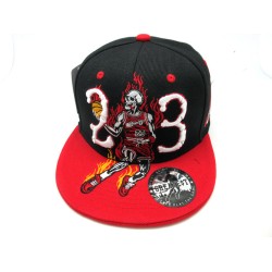 2306-17 LEGEND "ZOMBIE 23" SNAP BACK BLK/RED