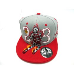 2306-17 LEGEND "ZOMBIE 23" SNAP BACK GRY/RED