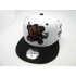 2306-23 'BEAR DON'T CARE "SNAP BACK WHT/BLACK