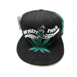 2306-24 "PUFF PASS" SNAP BACK BLACK