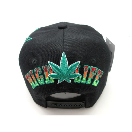 2306-25 'HIGH LIFE"SNAP BACK BLACK/RED