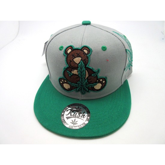 2306-27 BEAR KUSH SNAP BACK BLACK GREY/KELLY