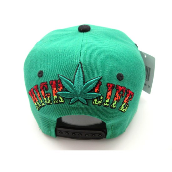 2306-28 "HAND ROLL"SNAP BACK KEL/LIME