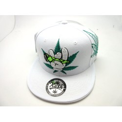 2306-28 "HAND ROLL"SNAP BACK WHITE