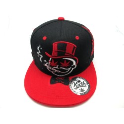 2306-31 "MR KUSH" SNAP BACK BLACK/RED